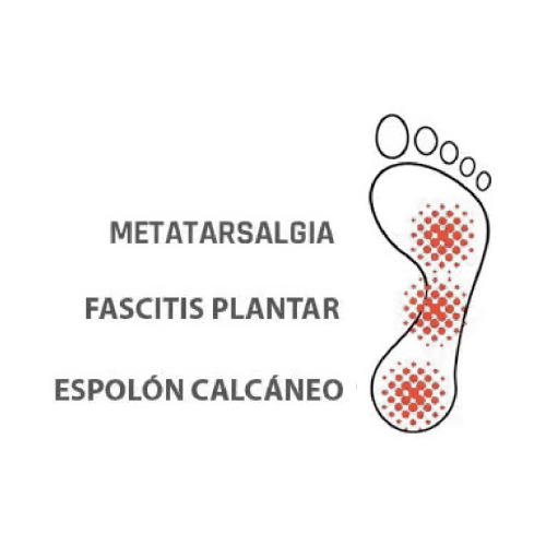Plantilla Completa para Fascitis, Espolón y Metatarso